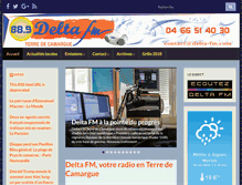 Tablet Screenshot of delta-fm.com